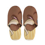 Cute Chinese Ox Zodiac Print Slippers