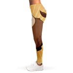 Cute Chinese Ox Zodiac Print Women's Leggings