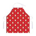 Cute Christmas Bell Pattern Print Adjustable Apron