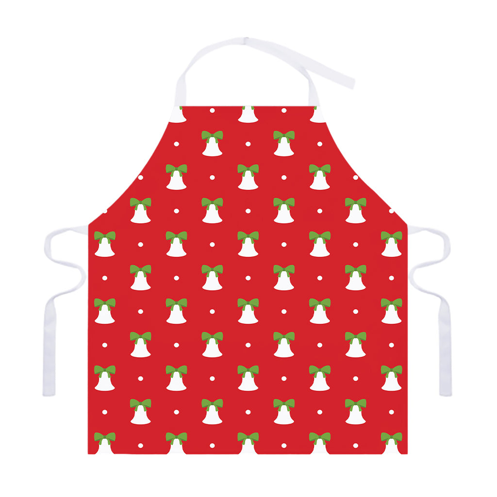 Cute Christmas Bell Pattern Print Adjustable Apron