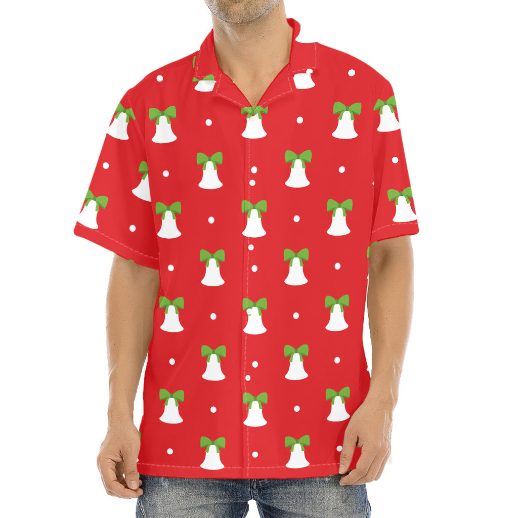 Cute Christmas Bell Pattern Print Aloha Shirt