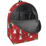 Cute Christmas Bell Pattern Print Backpack