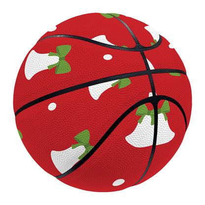 Cute Christmas Bell Pattern Print Basketball