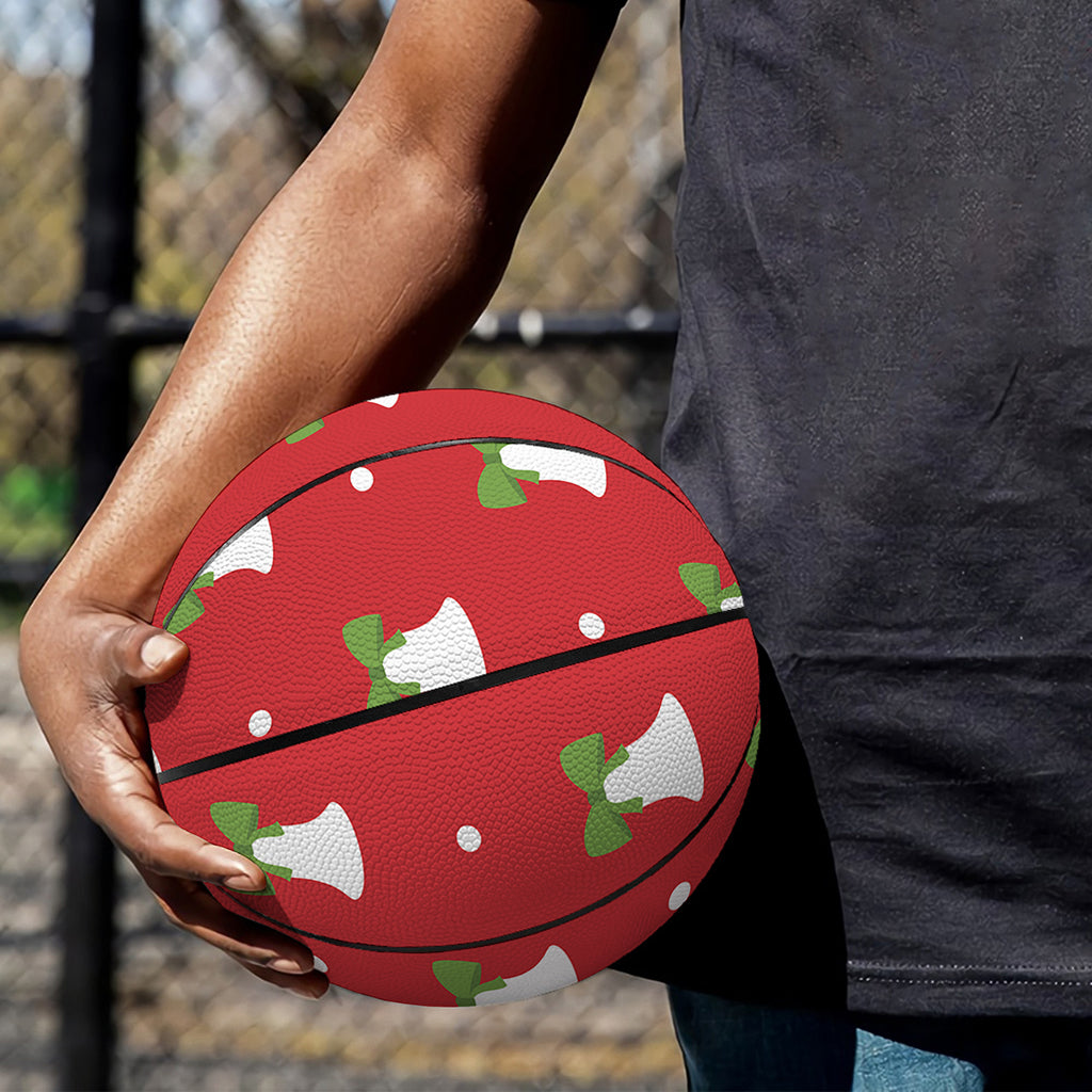 Cute Christmas Bell Pattern Print Basketball