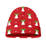 Cute Christmas Bell Pattern Print Beanie