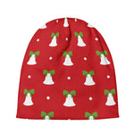 Cute Christmas Bell Pattern Print Beanie