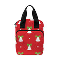 Cute Christmas Bell Pattern Print Bible Tote Bag