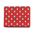 Cute Christmas Bell Pattern Print Bifold Wallet
