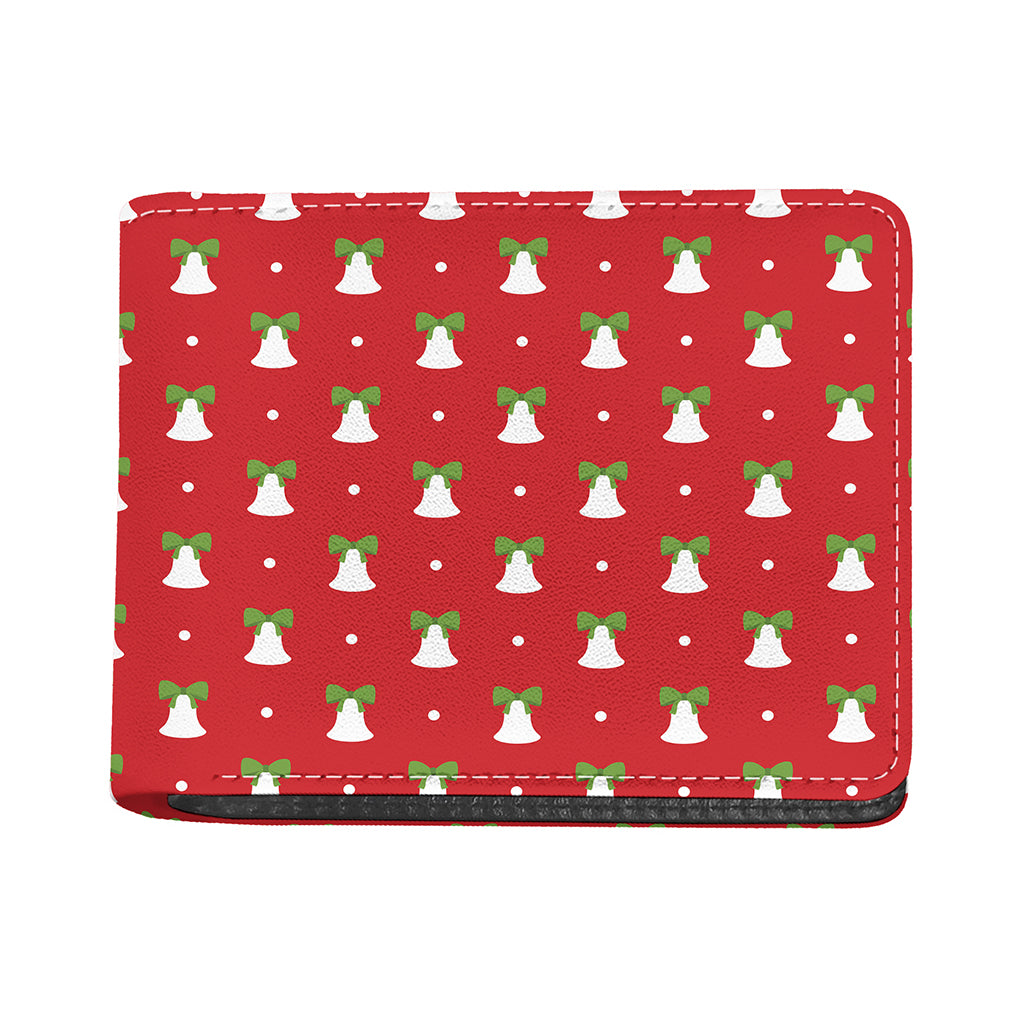 Cute Christmas Bell Pattern Print Bifold Wallet