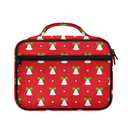 Cute Christmas Bell Pattern Print Briefcase Bible Bag