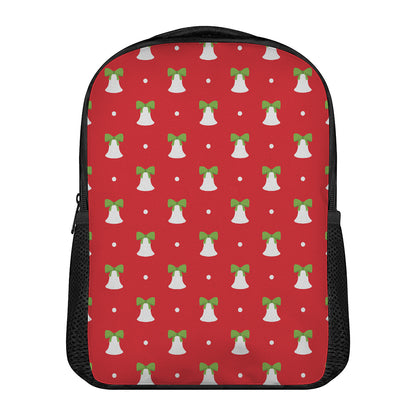 Cute Christmas Bell Pattern Print Casual Backpack
