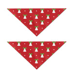 Cute Christmas Bell Pattern Print Dog Bandana