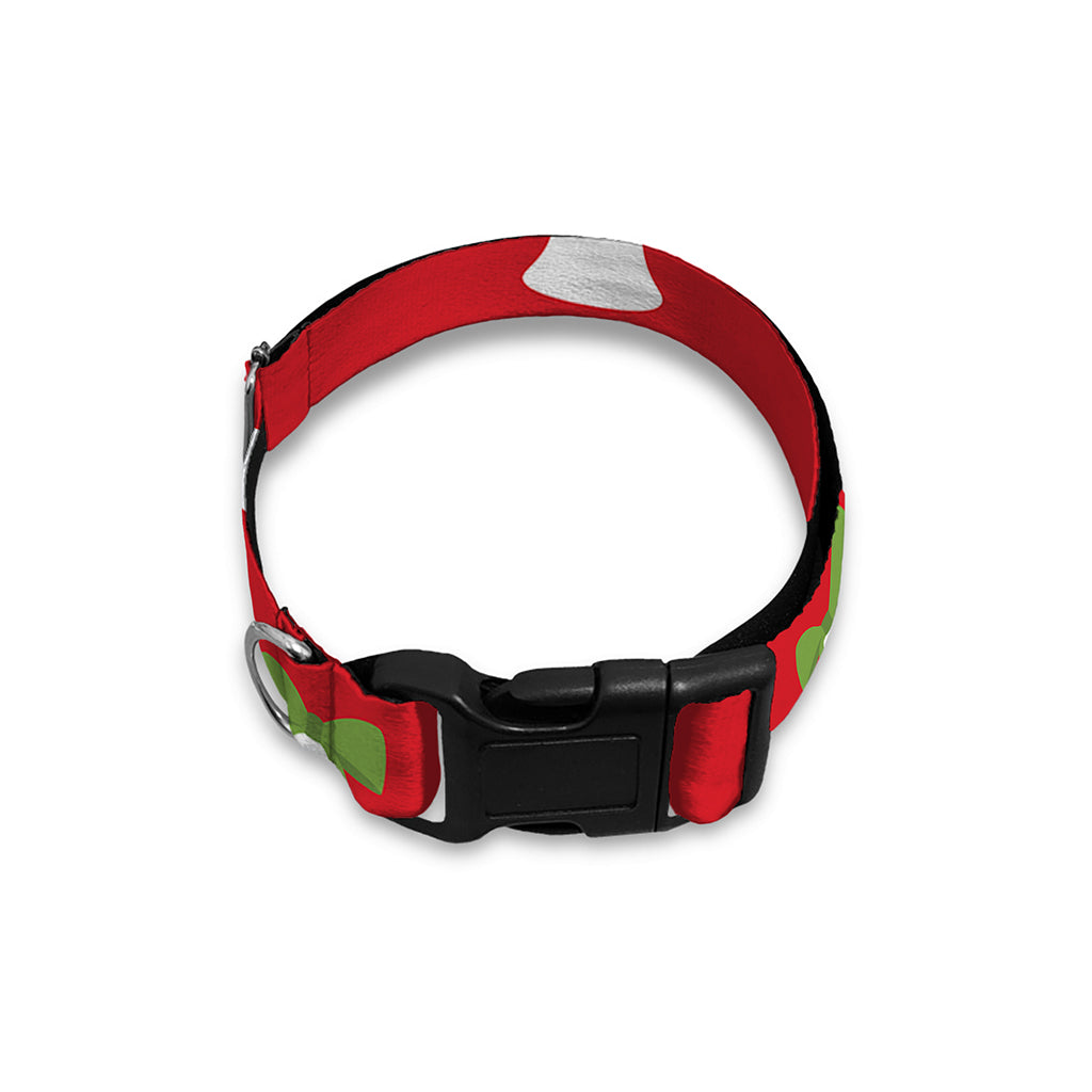 Cute Christmas Bell Pattern Print Dog Collar