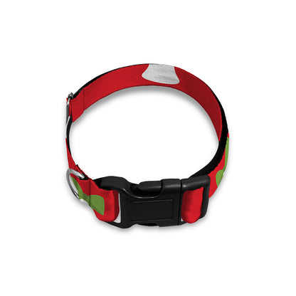 Cute Christmas Bell Pattern Print Dog Collar