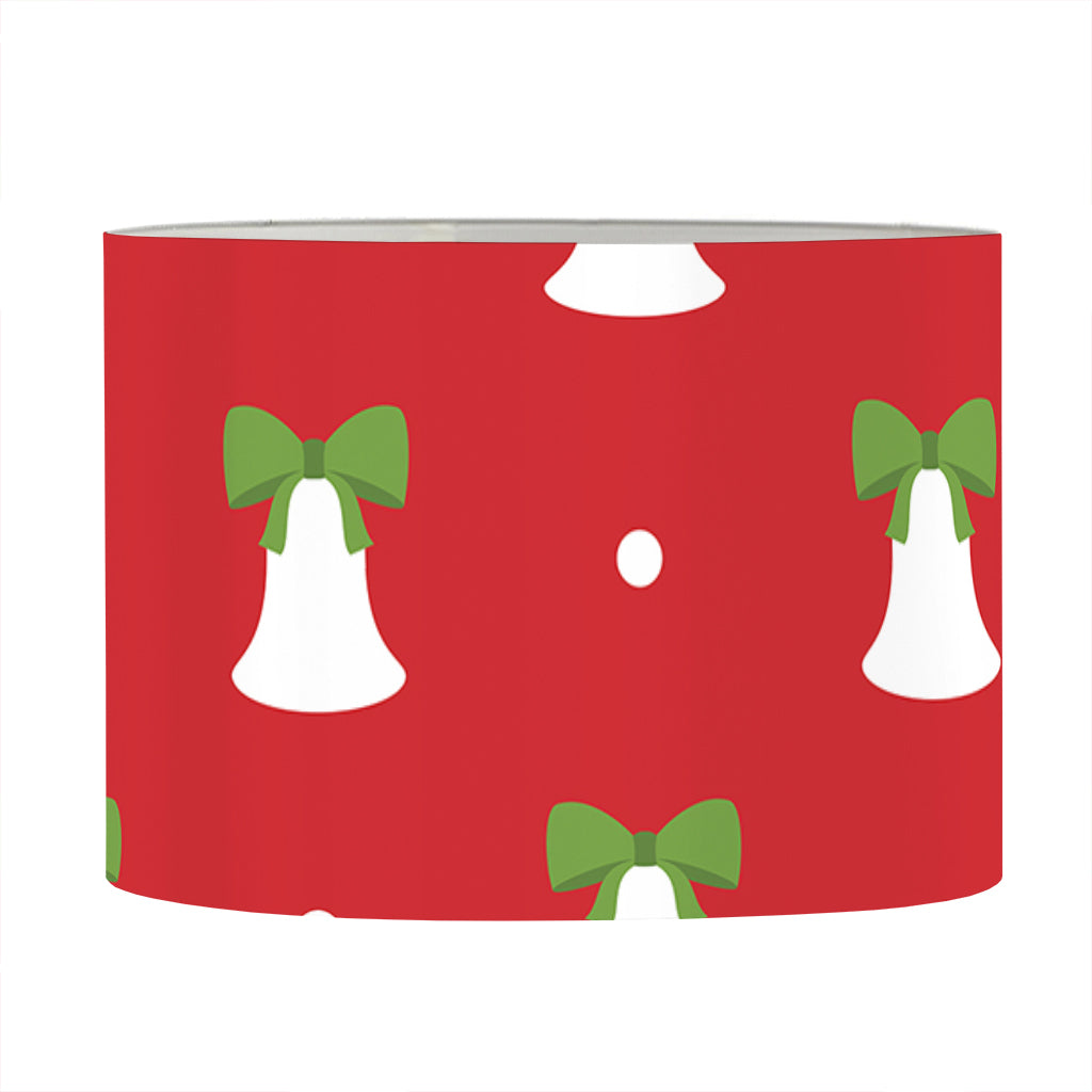 Cute Christmas Bell Pattern Print Drum Lamp Shade
