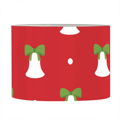 Cute Christmas Bell Pattern Print Drum Lamp Shade