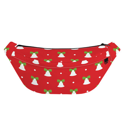 Cute Christmas Bell Pattern Print Fanny Pack