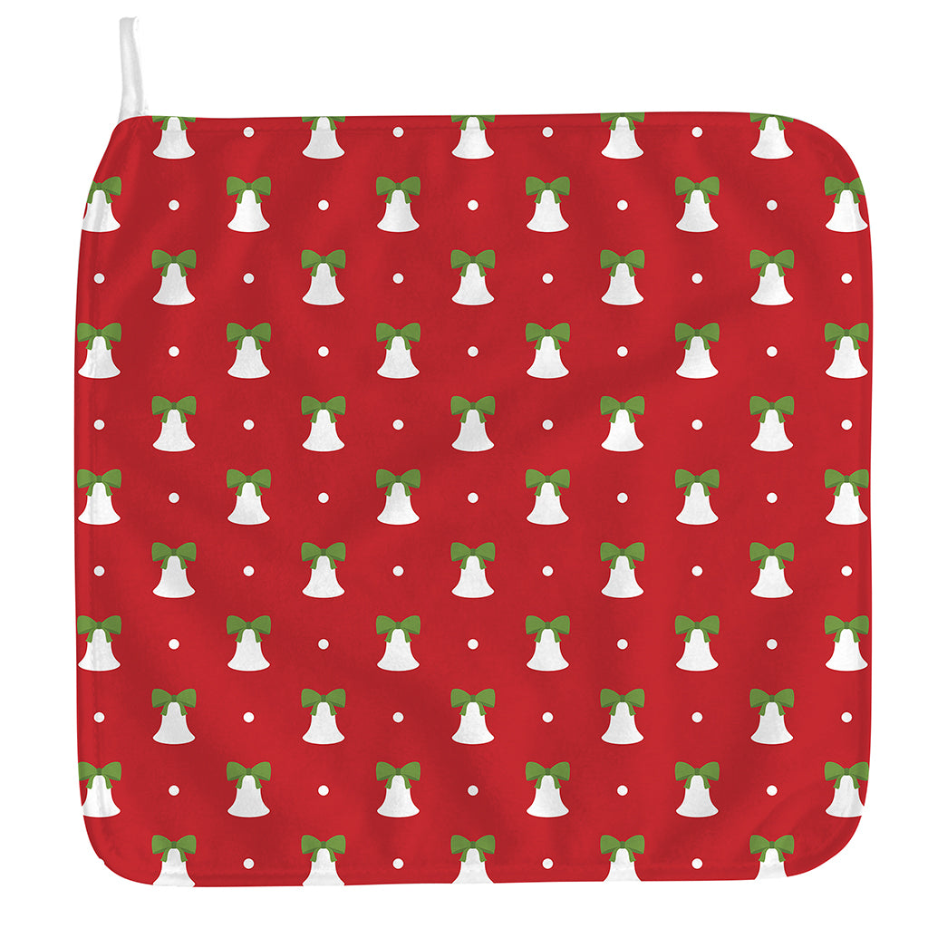 Cute Christmas Bell Pattern Print Hand Towel