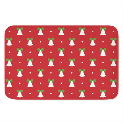 Cute Christmas Bell Pattern Print Indoor Door Mat
