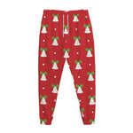 Cute Christmas Bell Pattern Print Jogger Pants