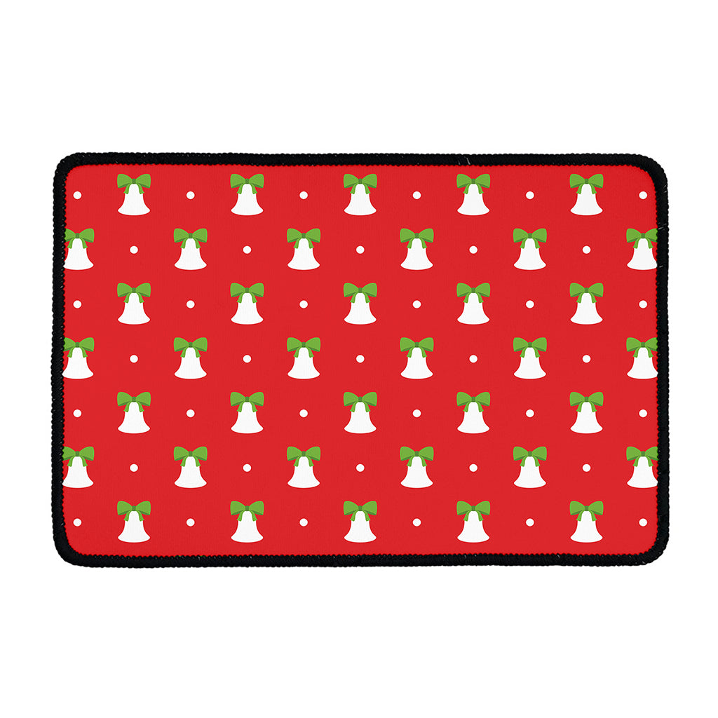 Cute Christmas Bell Pattern Print Kitchen Mat