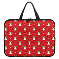 Cute Christmas Bell Pattern Print Laptop Sleeve With Handle