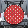 Cute Christmas Bell Pattern Print Leather Spare Tire Cover