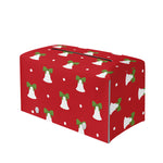 Cute Christmas Bell Pattern Print Leather Tissue Box Cover