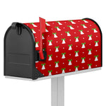 Cute Christmas Bell Pattern Print Mailbox Cover