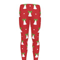 Cute Christmas Bell Pattern Print Men's Leggings