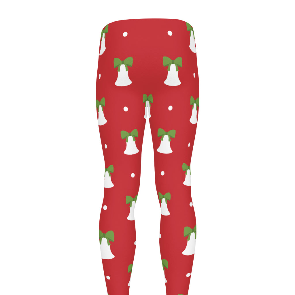 Cute Christmas Bell Pattern Print Men's leggings