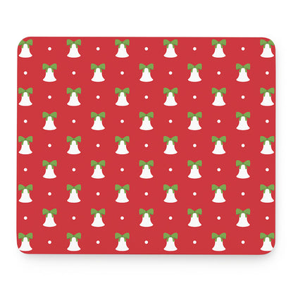 Cute Christmas Bell Pattern Print Mouse Pad
