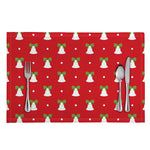 Cute Christmas Bell Pattern Print Placemat
