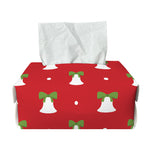 Cute Christmas Bell Pattern Print Rectangle Tissue Box Cover