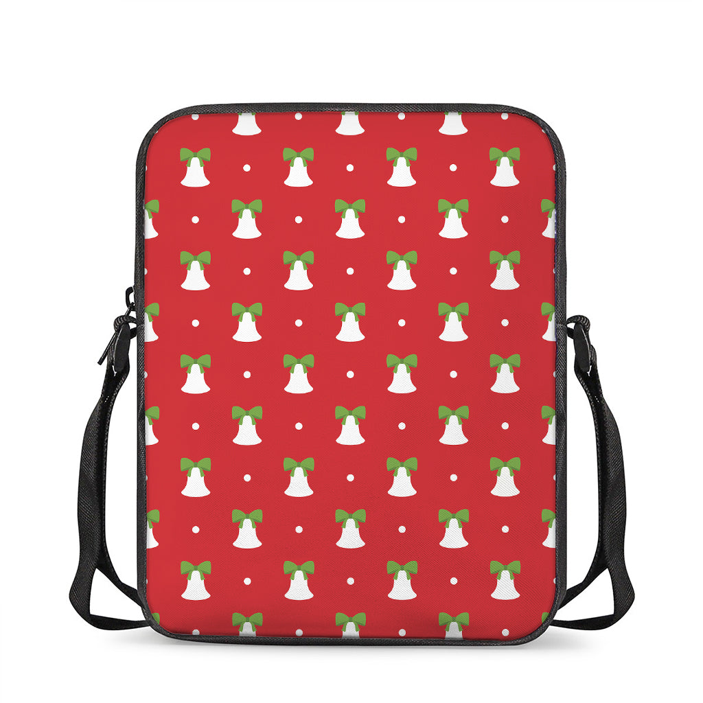 Cute Christmas Bell Pattern Print Rectangular Crossbody Bag