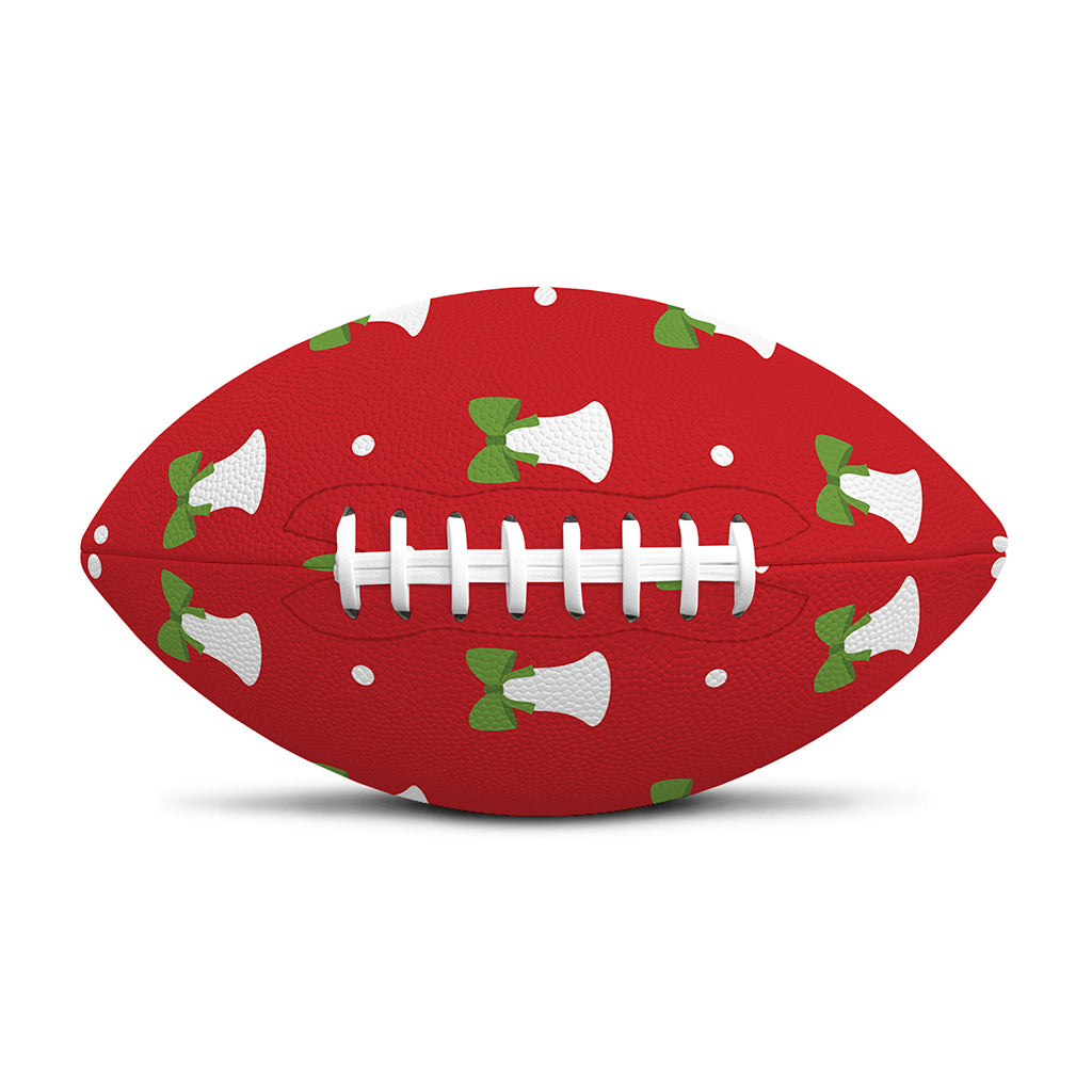 Cute Christmas Bell Pattern Print Rugby Ball