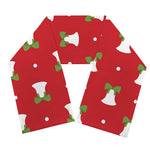 Cute Christmas Bell Pattern Print Scarf