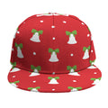 Cute Christmas Bell Pattern Print Snapback Cap
