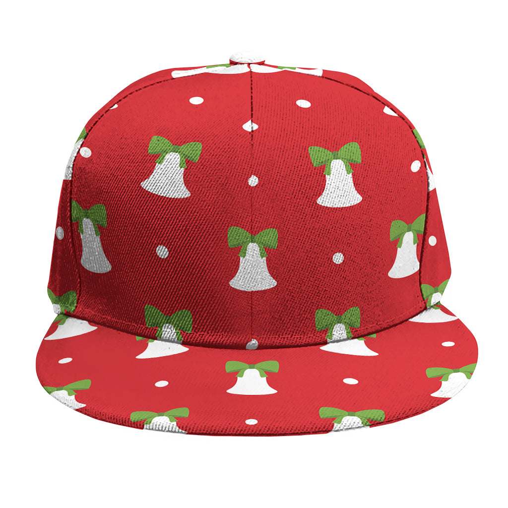 Cute Christmas Bell Pattern Print Snapback Cap