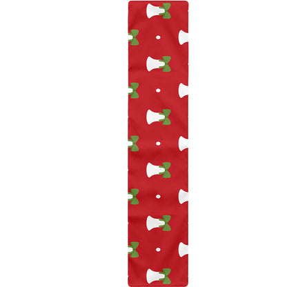 Cute Christmas Bell Pattern Print Table Runner