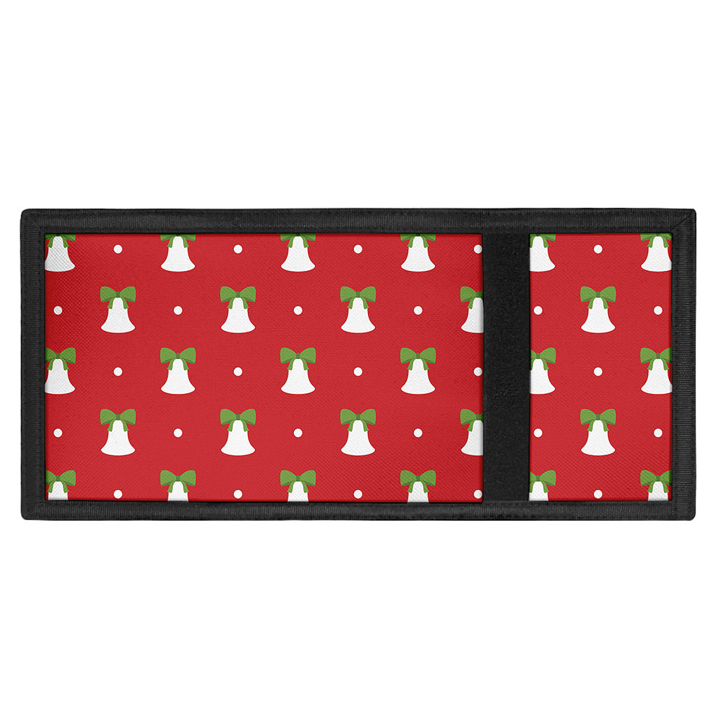 Cute Christmas Bell Pattern Print Trifold Wallet