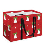 Cute Christmas Bell Pattern Print Utility Tote Bag