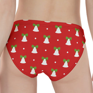 Cute Christmas Bell Pattern Print Women's Panties