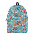 Cute Christmas Elements Pattern Print Backpack