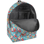 Cute Christmas Elements Pattern Print Backpack