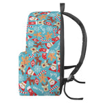 Cute Christmas Elements Pattern Print Backpack