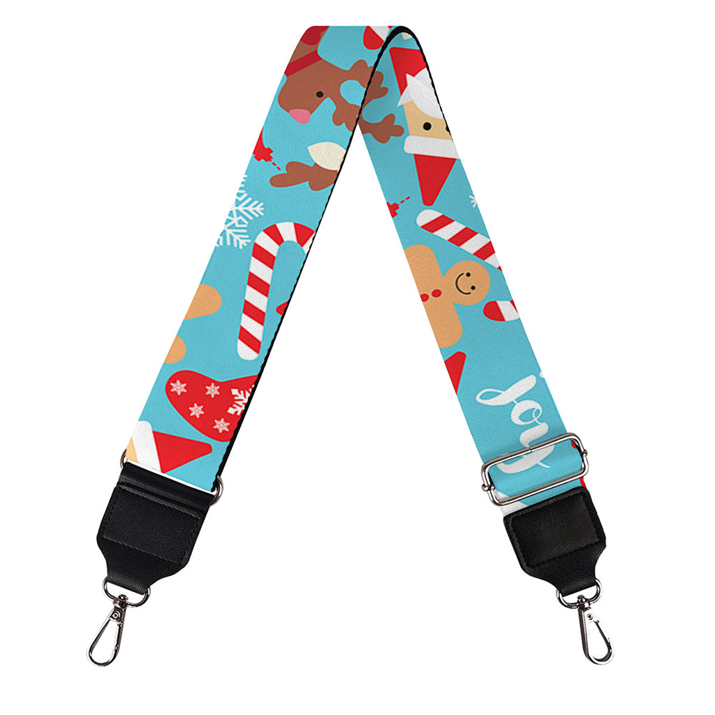Cute Christmas Elements Pattern Print Bag Strap
