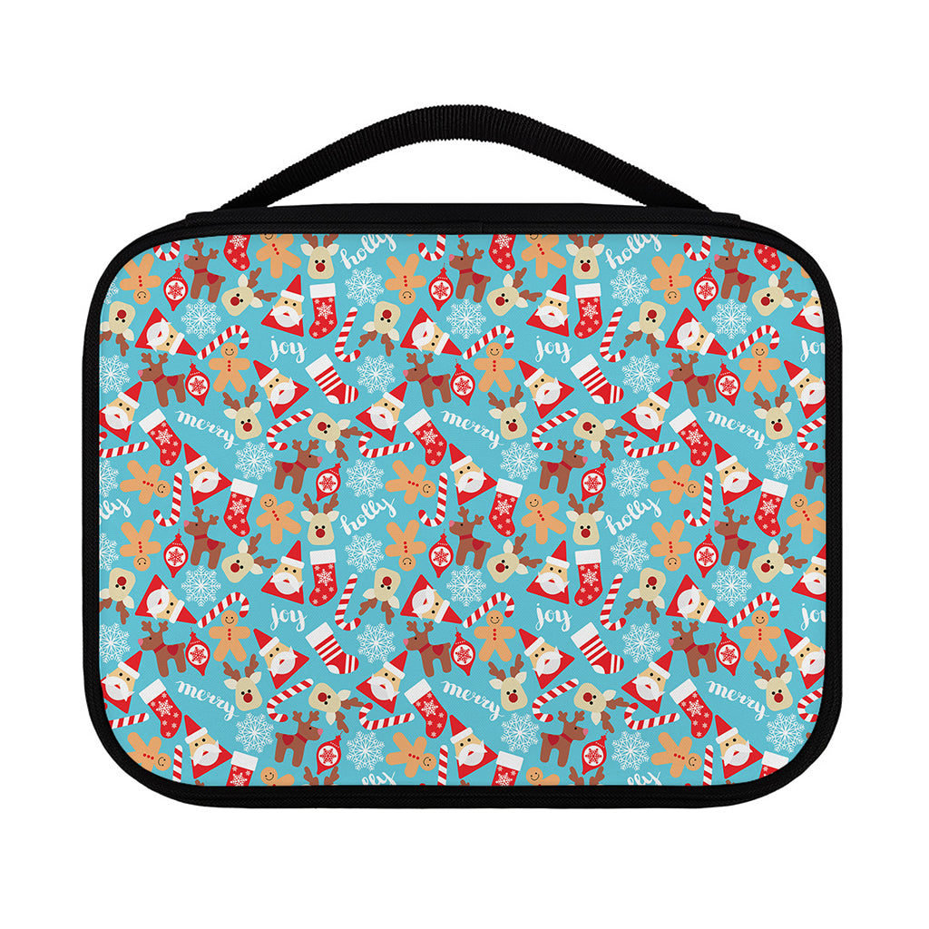 Cute Christmas Elements Pattern Print Classic Bible Case