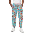 Cute Christmas Elements Pattern Print Cotton Sweatpants