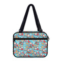 Cute Christmas Elements Pattern Print Double Strap Bible Bag